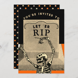 Invitation Fête d'Halloween créative