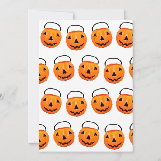 Invitation Fête d'Halloween créative (Dos)