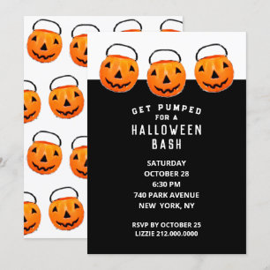 Invitation Fête d'Halloween créative