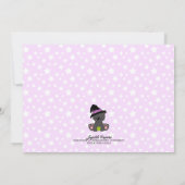 Invitation Fête d'Halloween Cute Kittens pour les enfants (Dos)