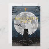 Invitation Fête d'Halloween de Caty  (Devant)
