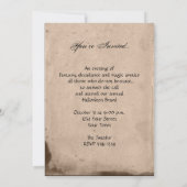 Invitation Fête d'Halloween de la famille des clowns Déplaisa (Dos)