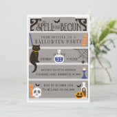 Invitation Fête d'Halloween de la Maison Chasse (Debout devant)