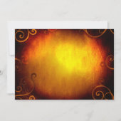 Invitation Fête d'Halloween de la soirée de Trick or Treat Or (Dos)