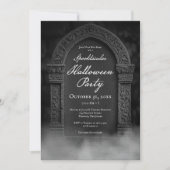Invitation Fête d'Halloween de la Tombe Effrayante & Brouilla (Devant)