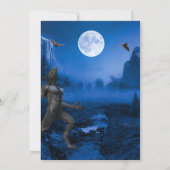 Invitation Fête d'Halloween de mash de monstres gothiques lou (Dos)