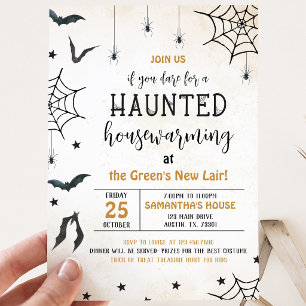 Invitation Fête d'Halloween de Pendaison de Crémaillère de Ma