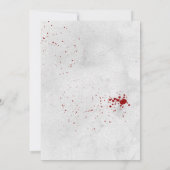 Invitation Fête d'Halloween de style rétro tiré à la main (Dos)