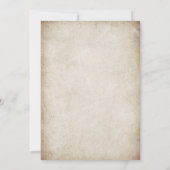 Invitation Fête d'Halloween des Filles Sorcières Vintage (Dos)