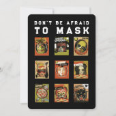 Invitation Fête d'Halloween drôle (Devant)