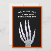 Invitation Fête d'Halloween drôle (Devant)