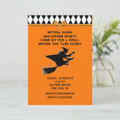 Invitation Fête d'Halloween drôle (Debout devant)