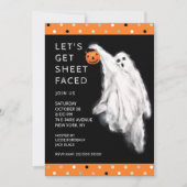 Invitation Fête d'Halloween drôle (Devant)