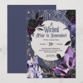 Invitation Fête d'Halloween du Jardin (Devant / Derrière)