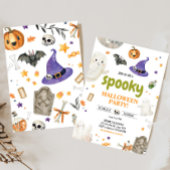 Invitation Fête d'Halloween éffrayant