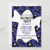 Invitation Fête d'Halloween éffrayant (Devant)