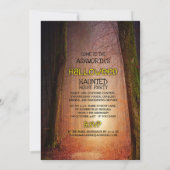 Invitation Fête d'Halloween effrayant | Zombie Brain Bugs Dép (Dos)