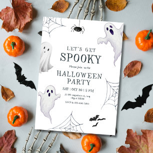 Invitation Fête d'Halloween effrayante Halloween Hou Hou Fant