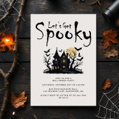 Invitation Fête d'Halloween Éffrayante pour adultes