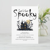 Invitation Fête d'Halloween Éffrayante pour adultes (Debout devant)