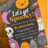 Invitation Fête d'Halloween Éffrayants