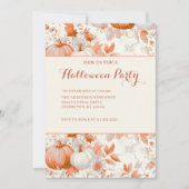 Invitation Fête d'Halloween élégante (Devant)