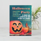 Invitation Fête d'Halloween Enfants et Adultes (Debout devant)