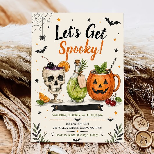Invitation Fête d'Halloween épouvantable