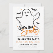 Invitation Fête d'Halloween : Faisons Peur (Devant)