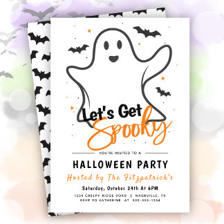 Invitation Fête d'Halloween : Faisons Peur
