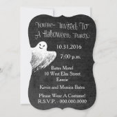 Invitation Fête d'Halloween - Fantôme Ghosts (Dos)