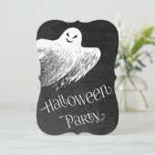 Invitation Fête d'Halloween - Fantôme Ghosts (Debout devant)