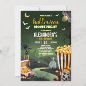 Invitation Fête d'Halloween fêter la soirée d'anniversaire (Devant)