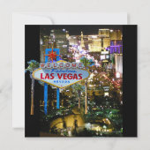 Invitation Fête d'Halloween Las Vegas Showgirl (Dos)