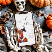 Invitation Fête d'Halloween : les boissons vont descendre