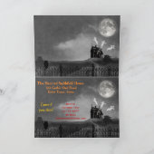 Invitation Fête d'Halloween - Maison hantée gothique (Intérieur)