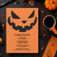 Fête d'Halloween Orange Personnalisé Jack-o'-lante