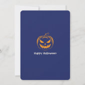 Invitation Fête d'Halloween pour adultes éffrayant (Dos)