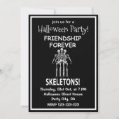 Invitation Fête d'Halloween pour l'Amitié Éternelle des Squel (Devant)