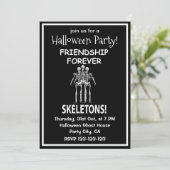 Invitation Fête d'Halloween pour l'Amitié Éternelle des Squel (Debout devant)