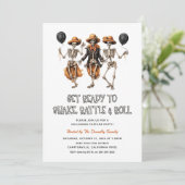 Invitation Fête d'Halloween Rattle & Roll (Debout devant)