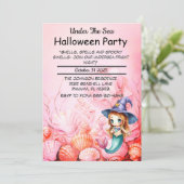 Invitation Fête d'Halloween sous la mer (Debout devant)