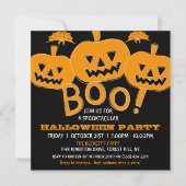 Invitation Fête d'Halloween Spéciale (Devant)