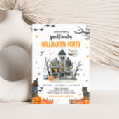 Invitation Fête d'Halloween Spooktaculaire