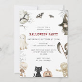 Invitation Fête d'Halloween Spooktacular (Devant)