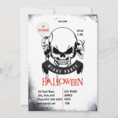 Invitation Fête d'Halloween Spooktacular de nuit (Devant)