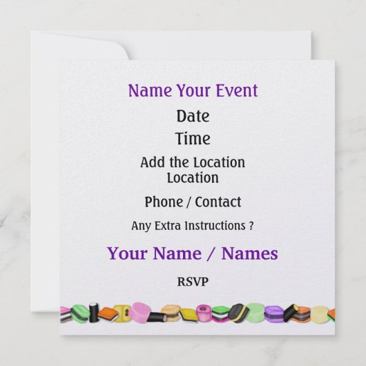 Invitation Fête d'Halloween - SRF (Dos)