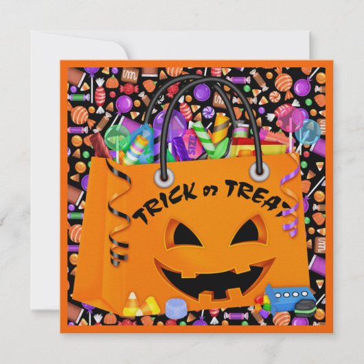 Invitation Fête d'Halloween - SRF (Devant)