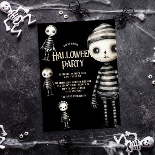 Invitation Fête d'Halloween Vintage et sombre