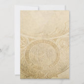 Invitation Fête d'Halloween Vintage pour adultes (Dos)